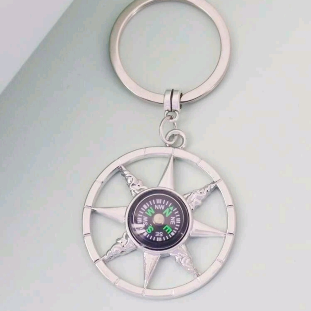 Compass Keychain